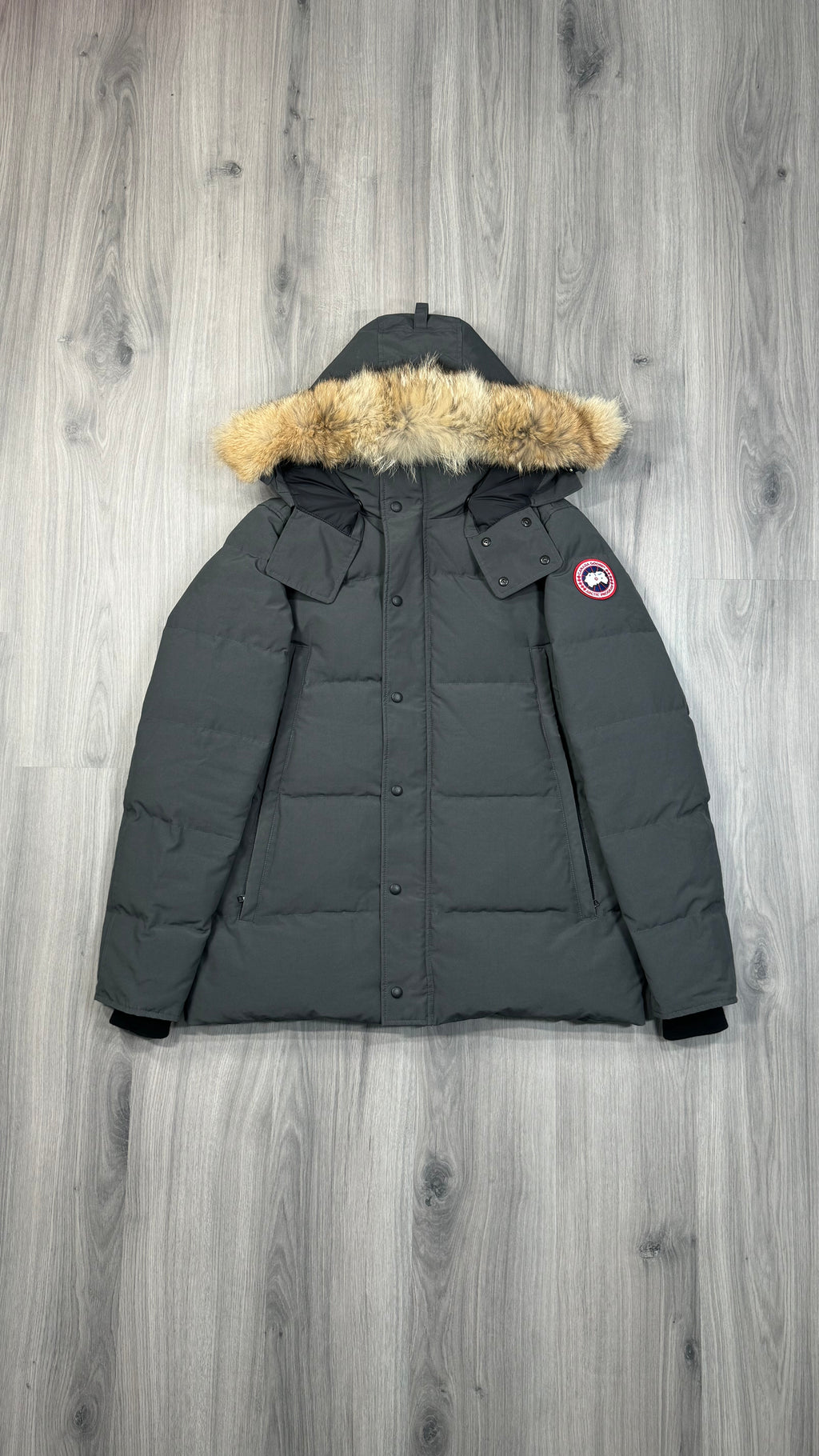 Canada Goose Graphite Grey Wyndham Parka
