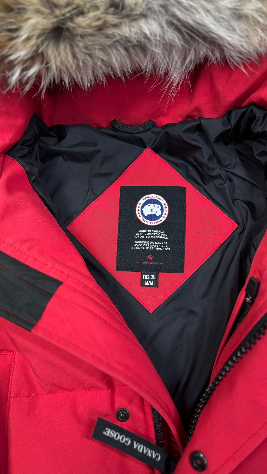 Canada Goose Red Wyndham Parka
