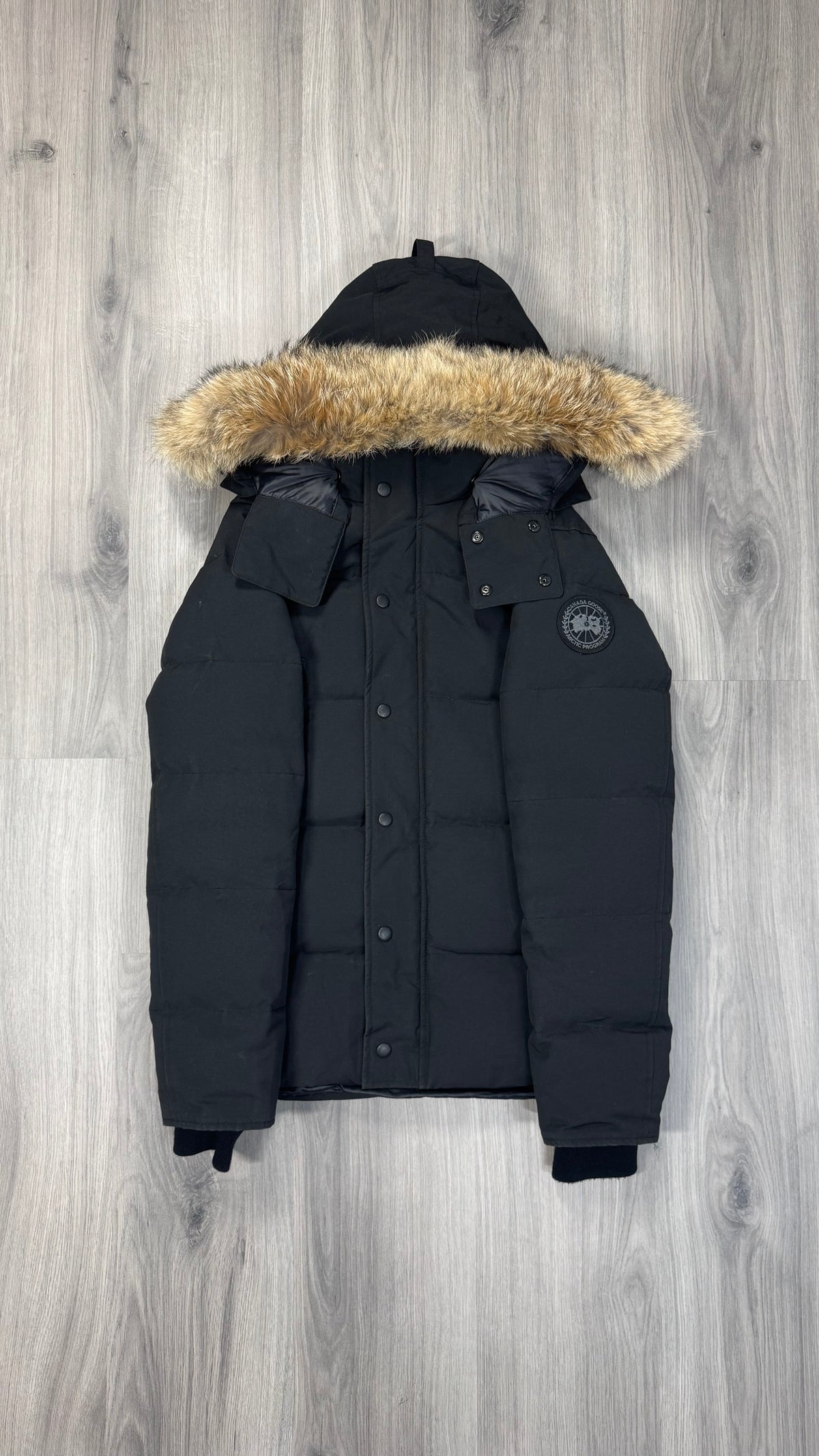 Canada Goose Black Black Badge Wyndham Parka