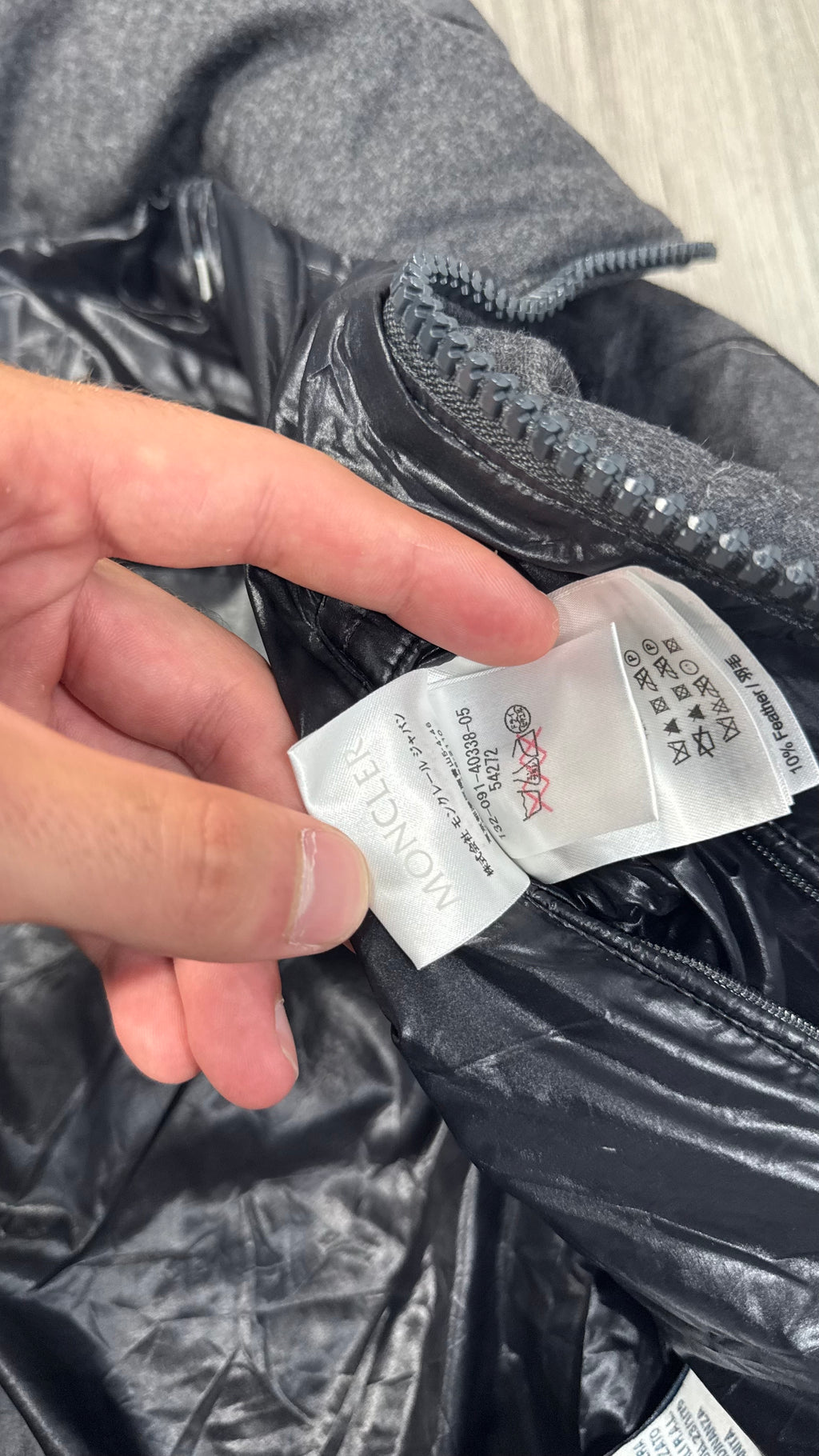 Moncler Montgenevre Grey Down Jacket