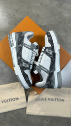 Louis Vuitton Grey Denim Trainers