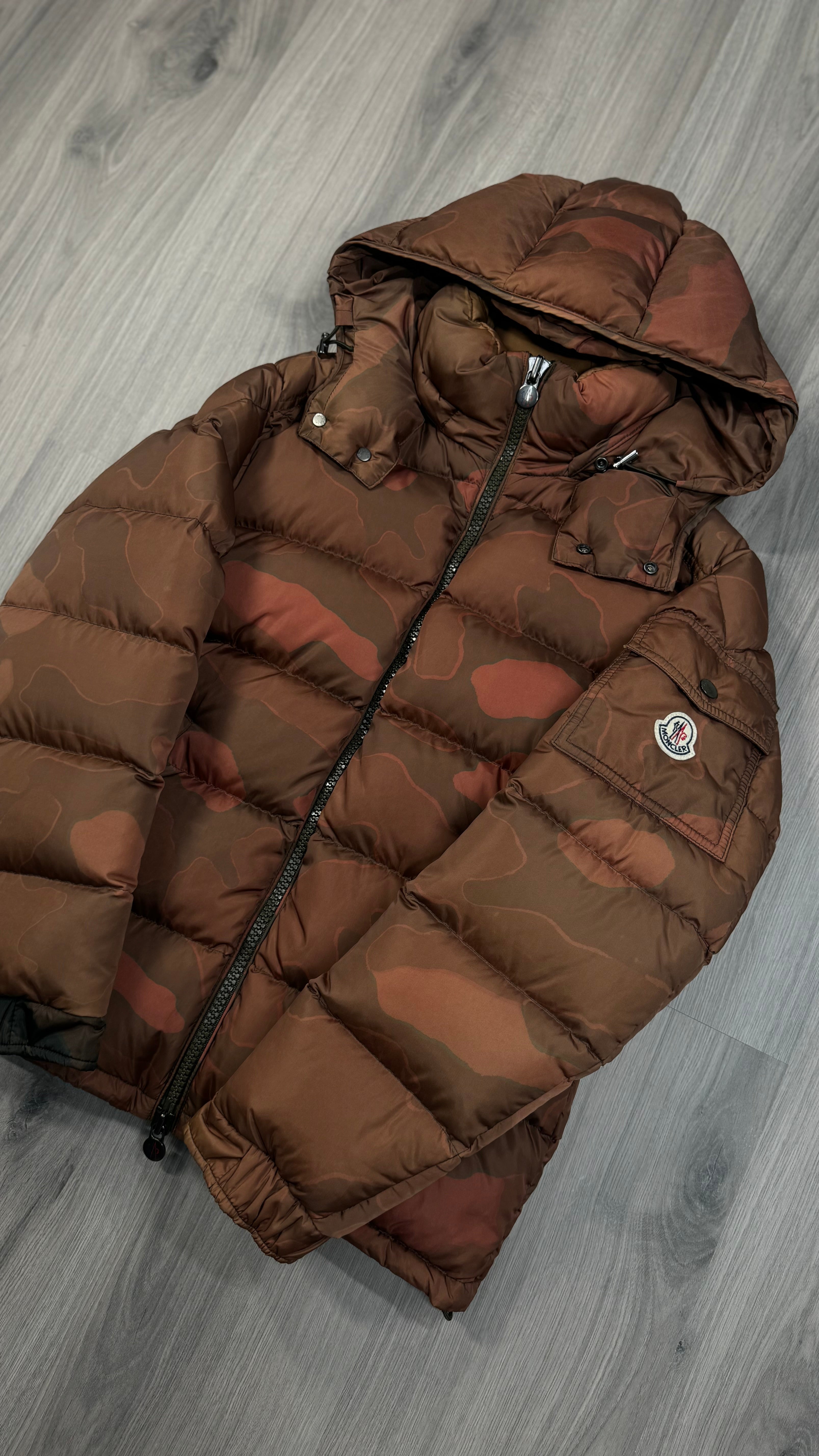 Moncler Tan / Organe Maya Short Down Jacket