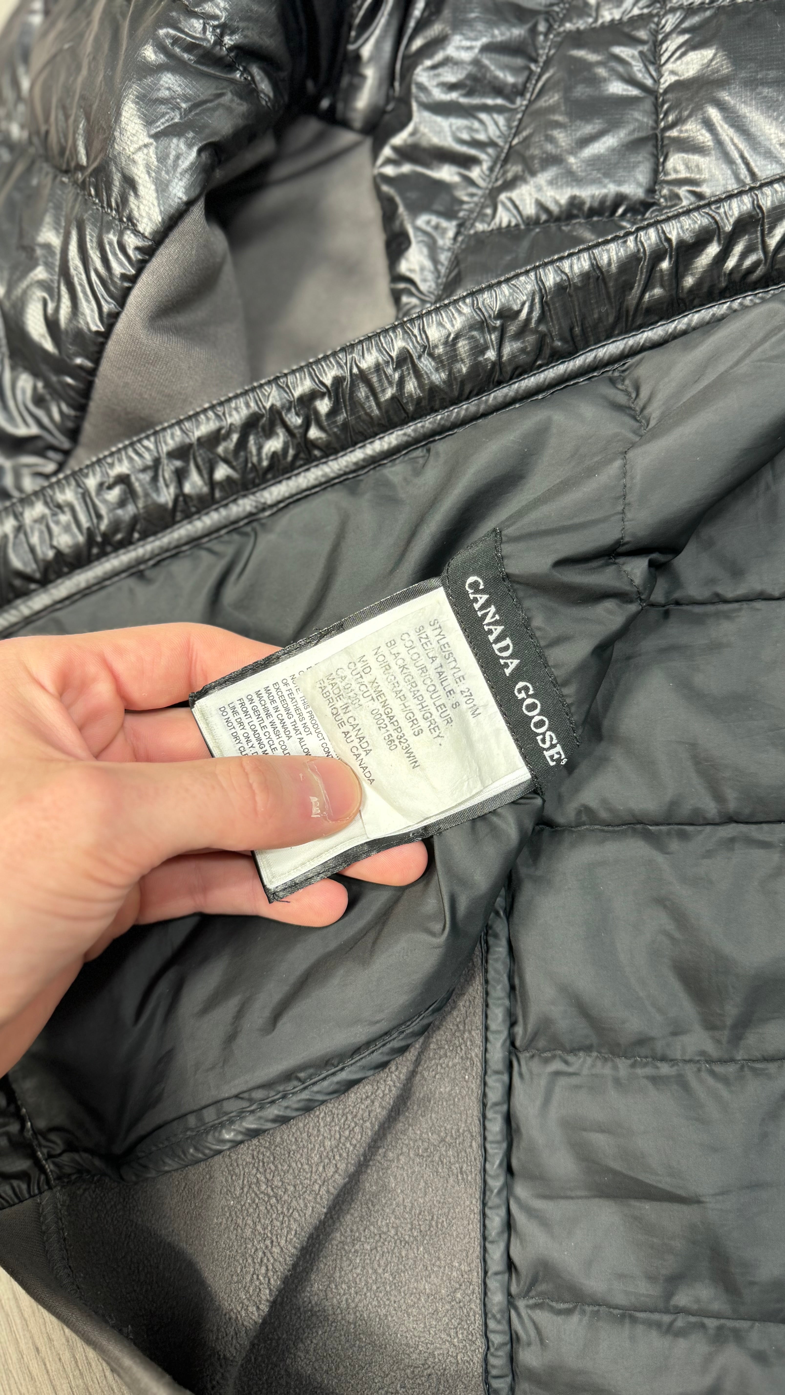 Canada Goose Black Hybridge lite Jacket