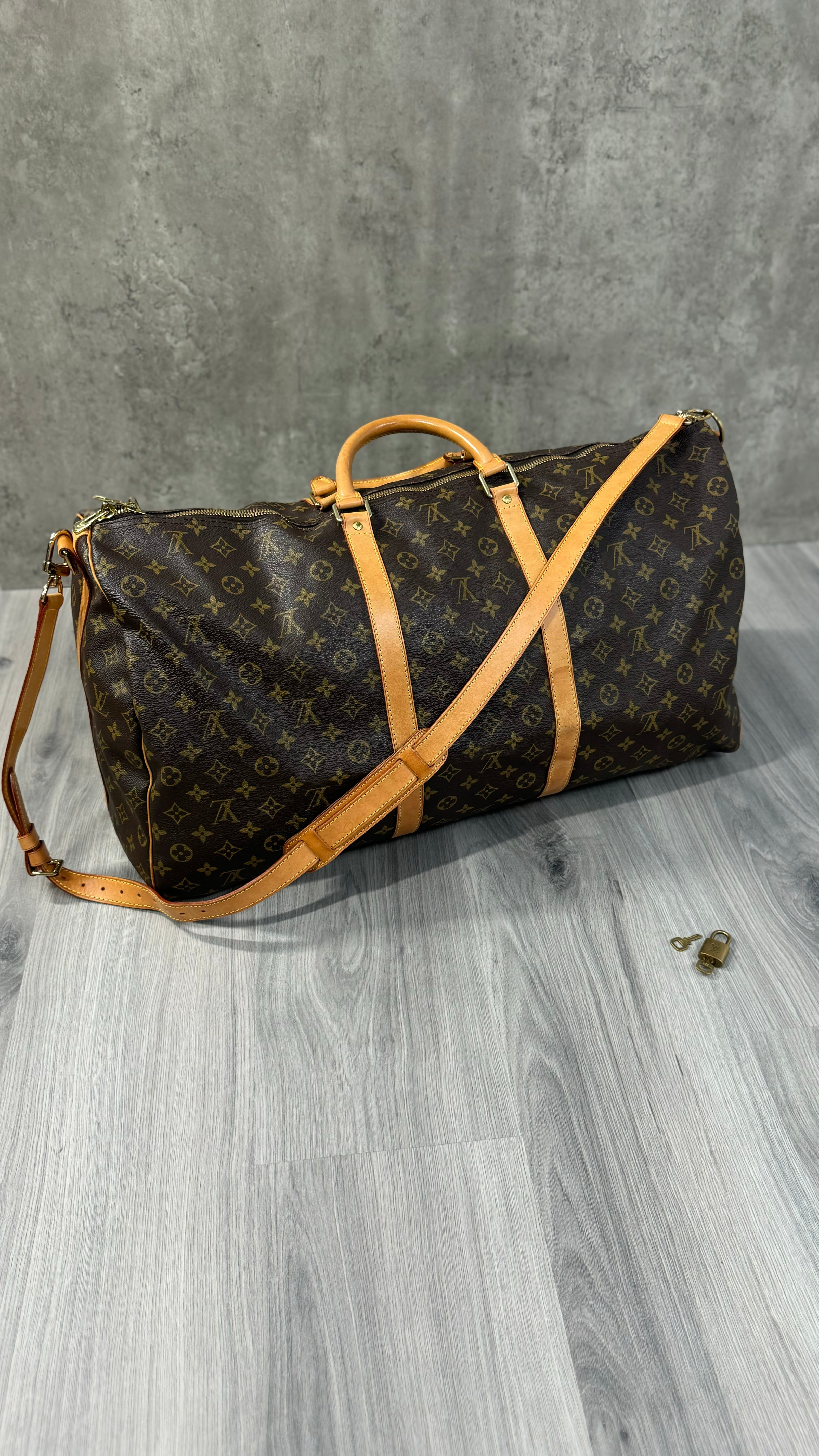 Louis Vuitton Keepall Bandoulière Brown Monogram