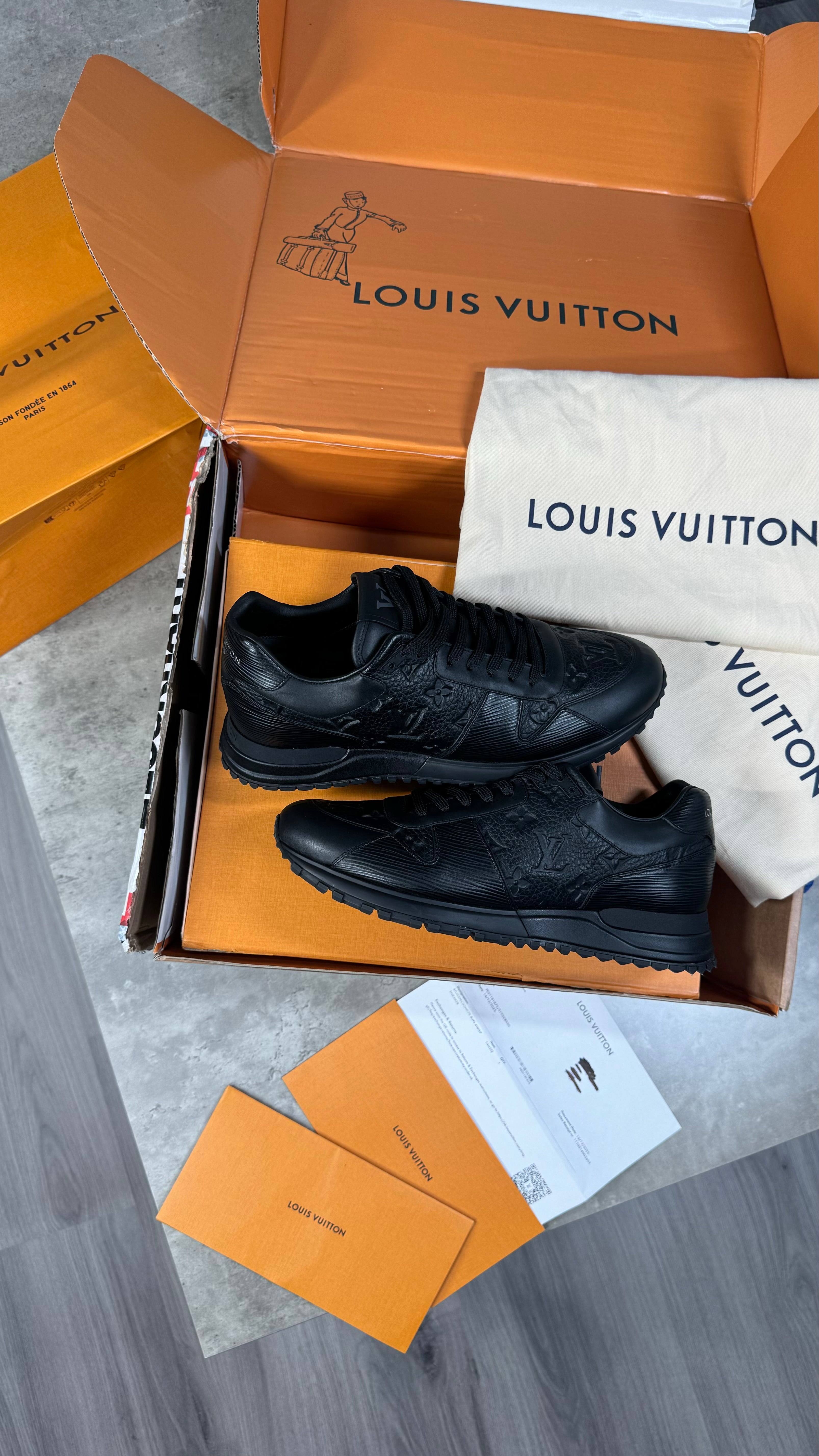 Louis Vuitton Black Runaway Trainers
