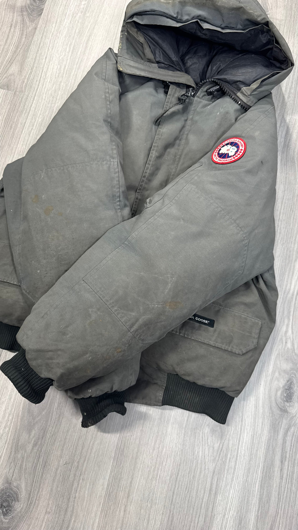 Canada Goose Graphite Grey Chilliwack Bomber Jacket