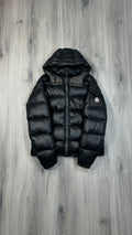 Moncler Black Zyn Short Down Jacket