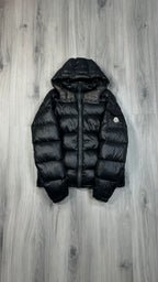 Moncler Black Zyn Short Down Jacket