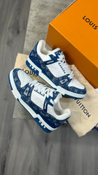 Louis Vuitton Blue Denim Trainers