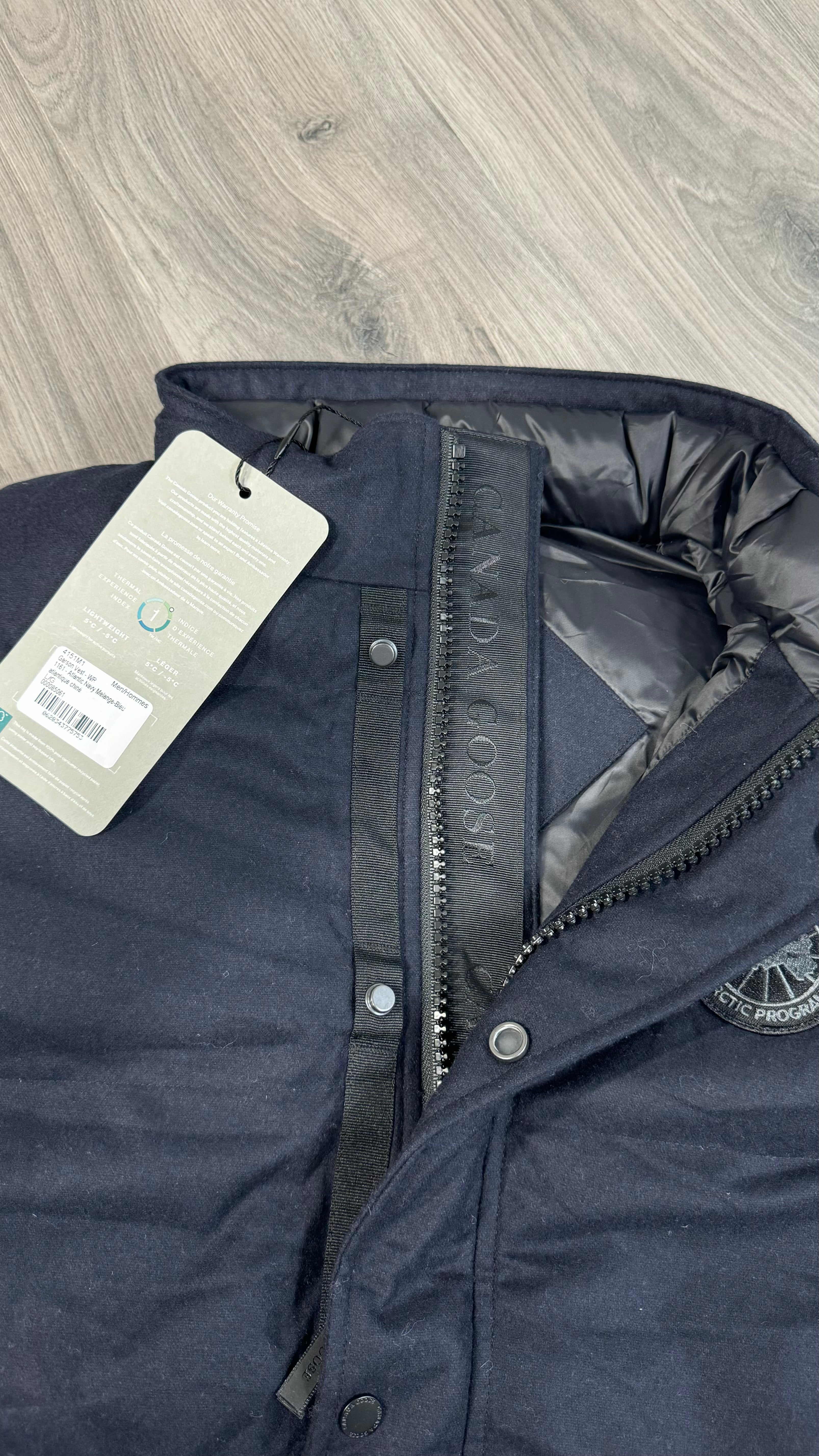 Canada Goose Atlantic Navy Wool Garson Gilet