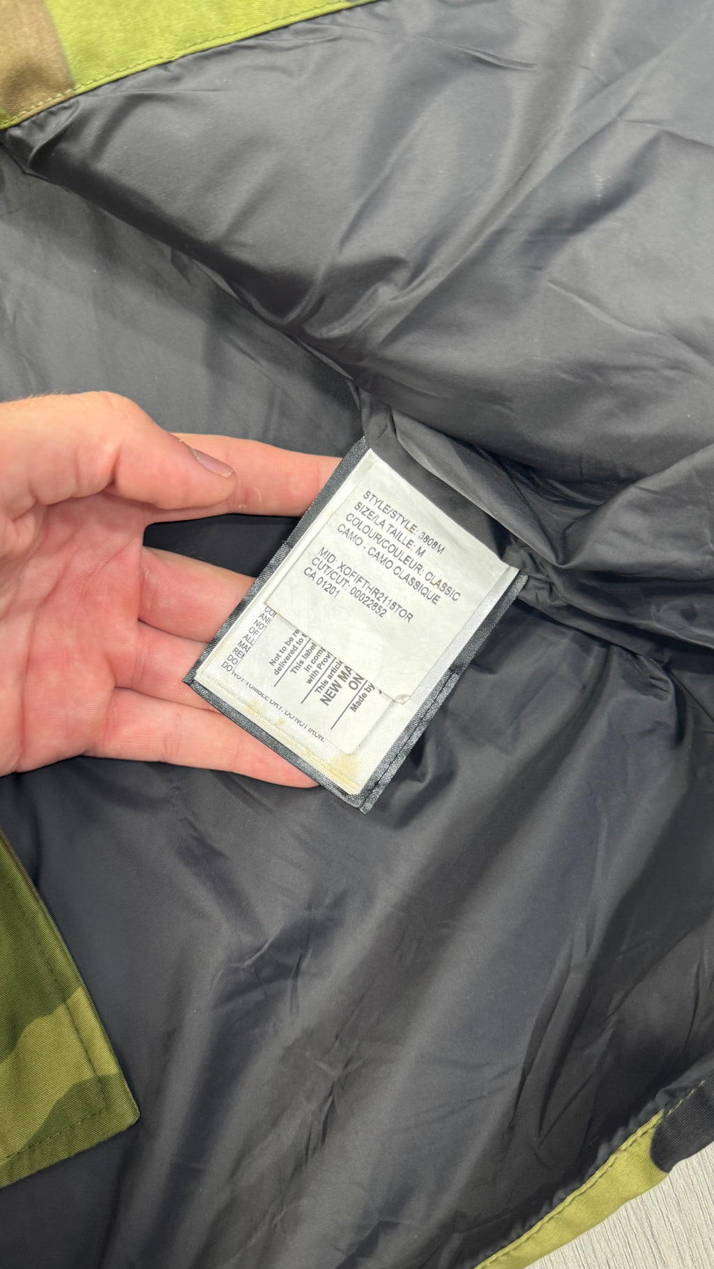 Canada Goose Green Camo Wyndham Parka