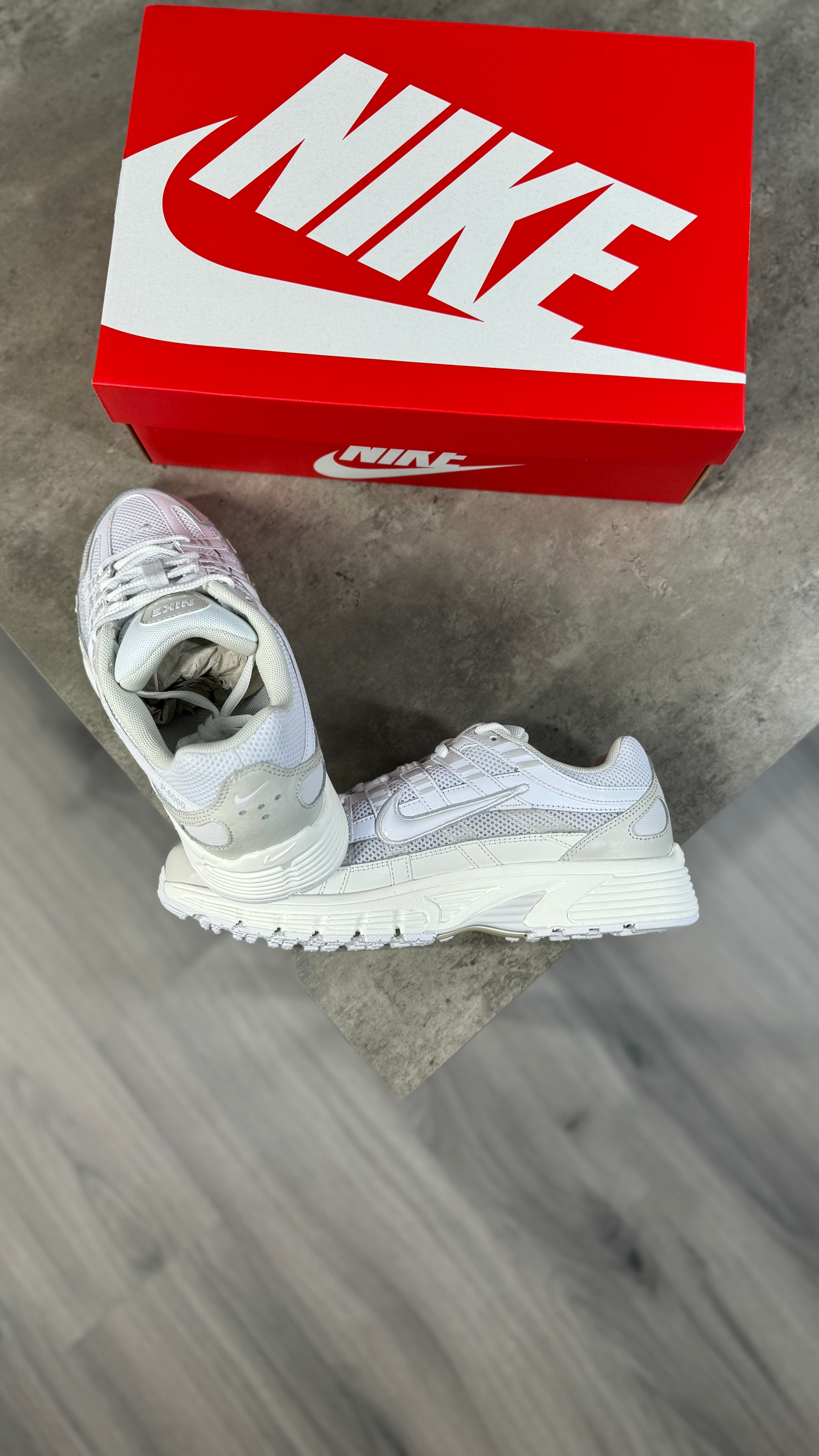Nike P-6000 Sail White