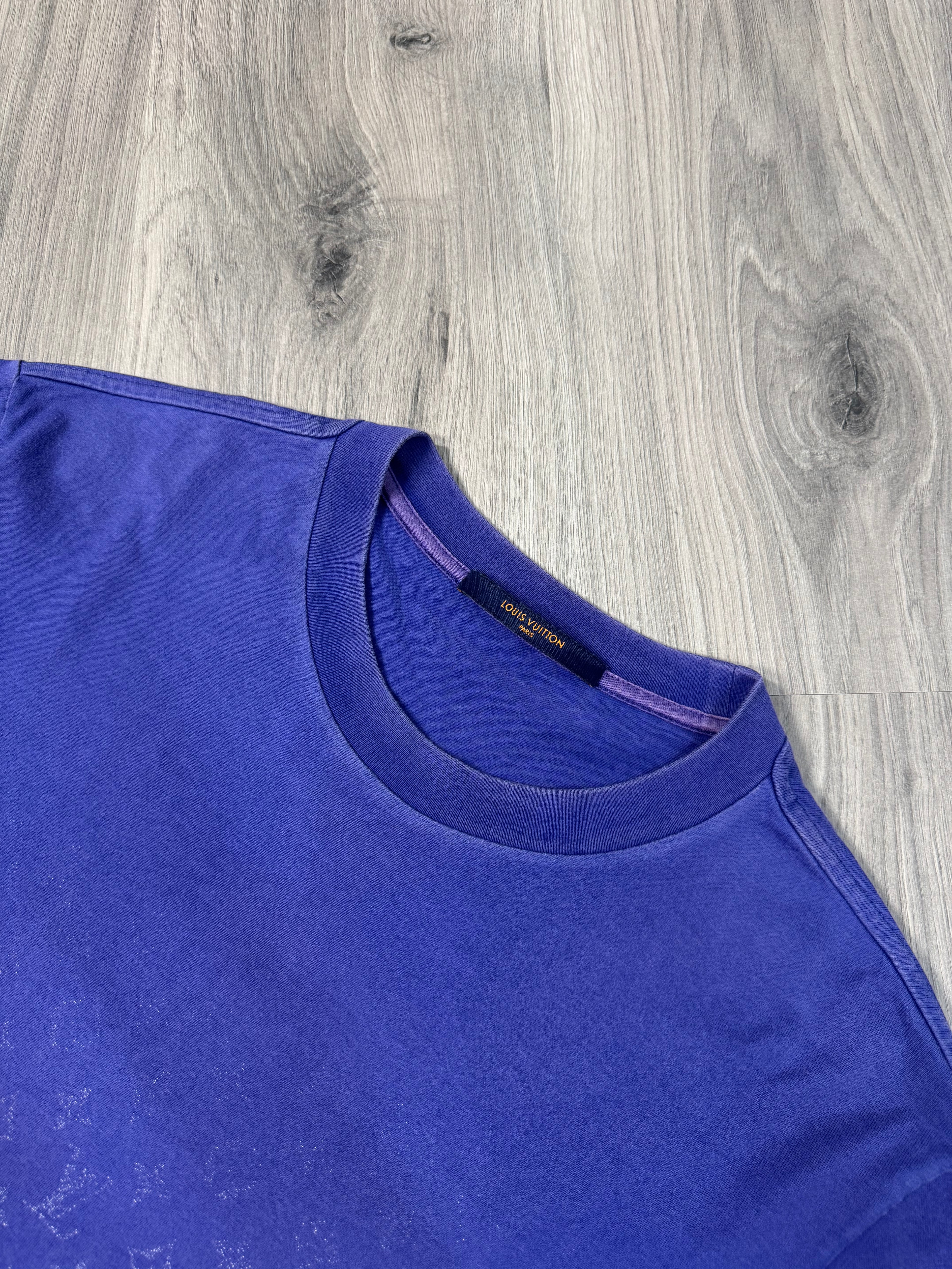 Louis Vuitton Blue gradient T-shirt
