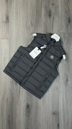 Moncler Barthe Grey Short Down Gilet