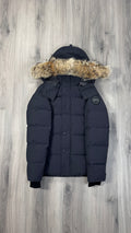 Canada Goose Marine Navy Black Badge Wyndham Parka