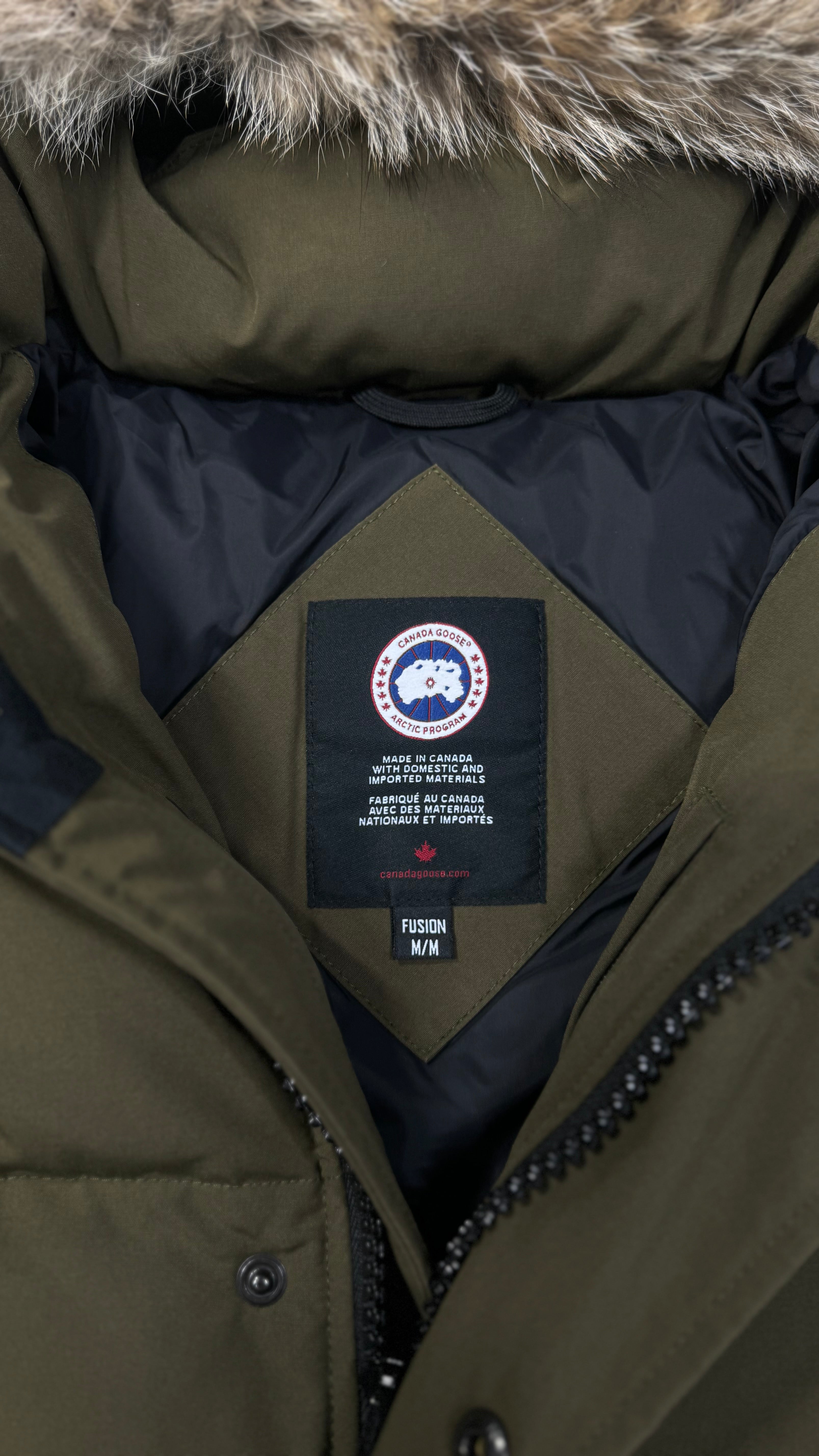 Canada Goose Khaki Wyndham Parka