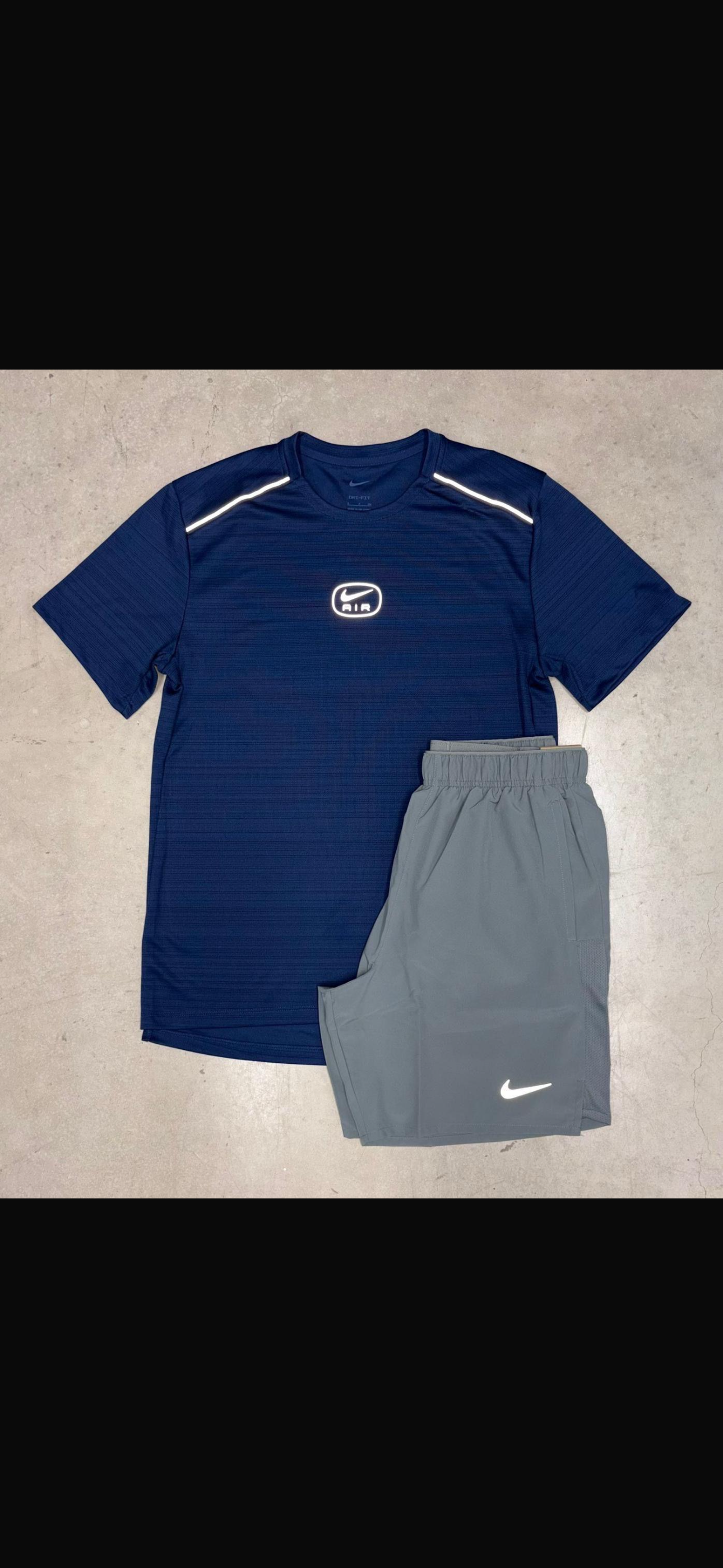 Nike Air Miler Navy T-shirt and Shorts set