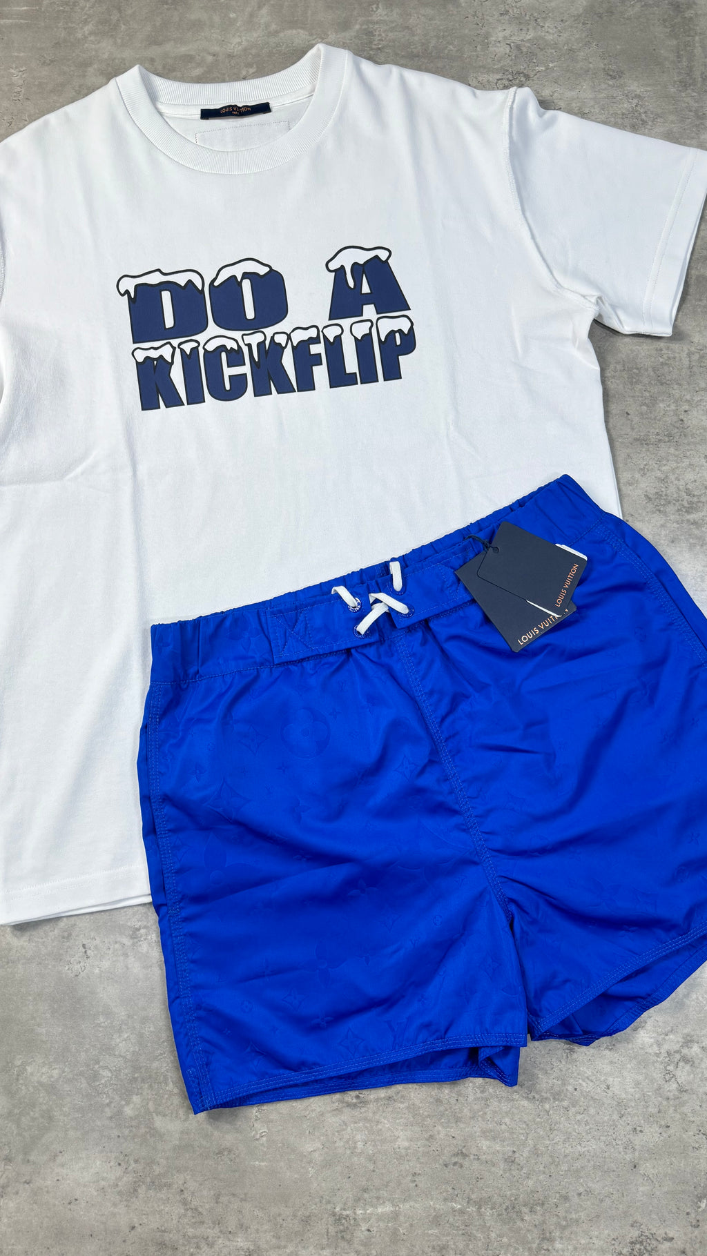 Louis Vuitton Blue Monogram Shorts