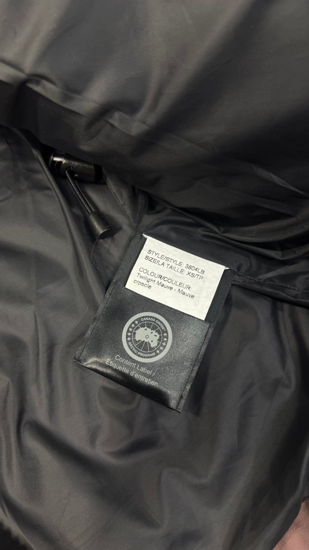 Canada Goose Women’s Twilight Mauve Black Badge Chelsea Parka