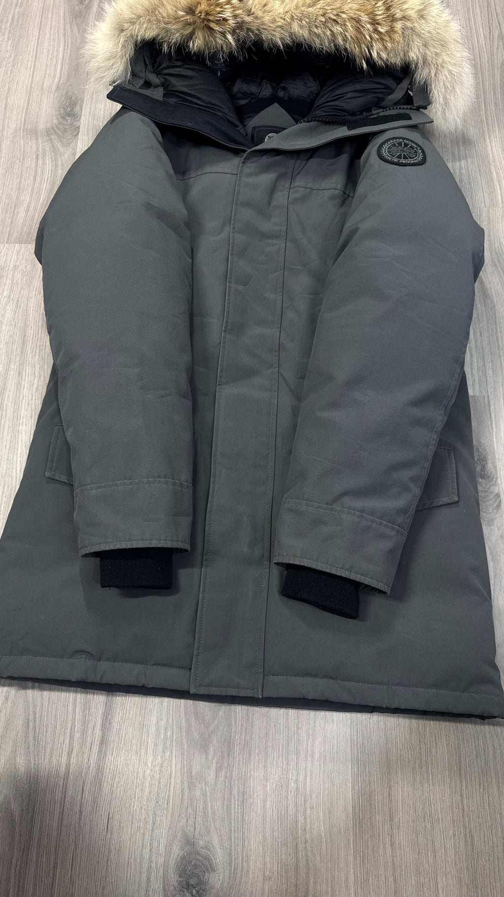 Canada Goose Graphite Grey Black Badge Langford Parka