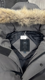 Canada Goose Coastal Grey Black Badge Wyndham Parka