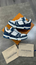 Louis Vuitton Blue Denim Trainers