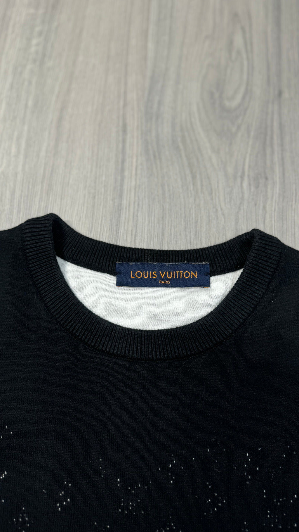 Louis Vuitton Black Gradient Sweatshirt