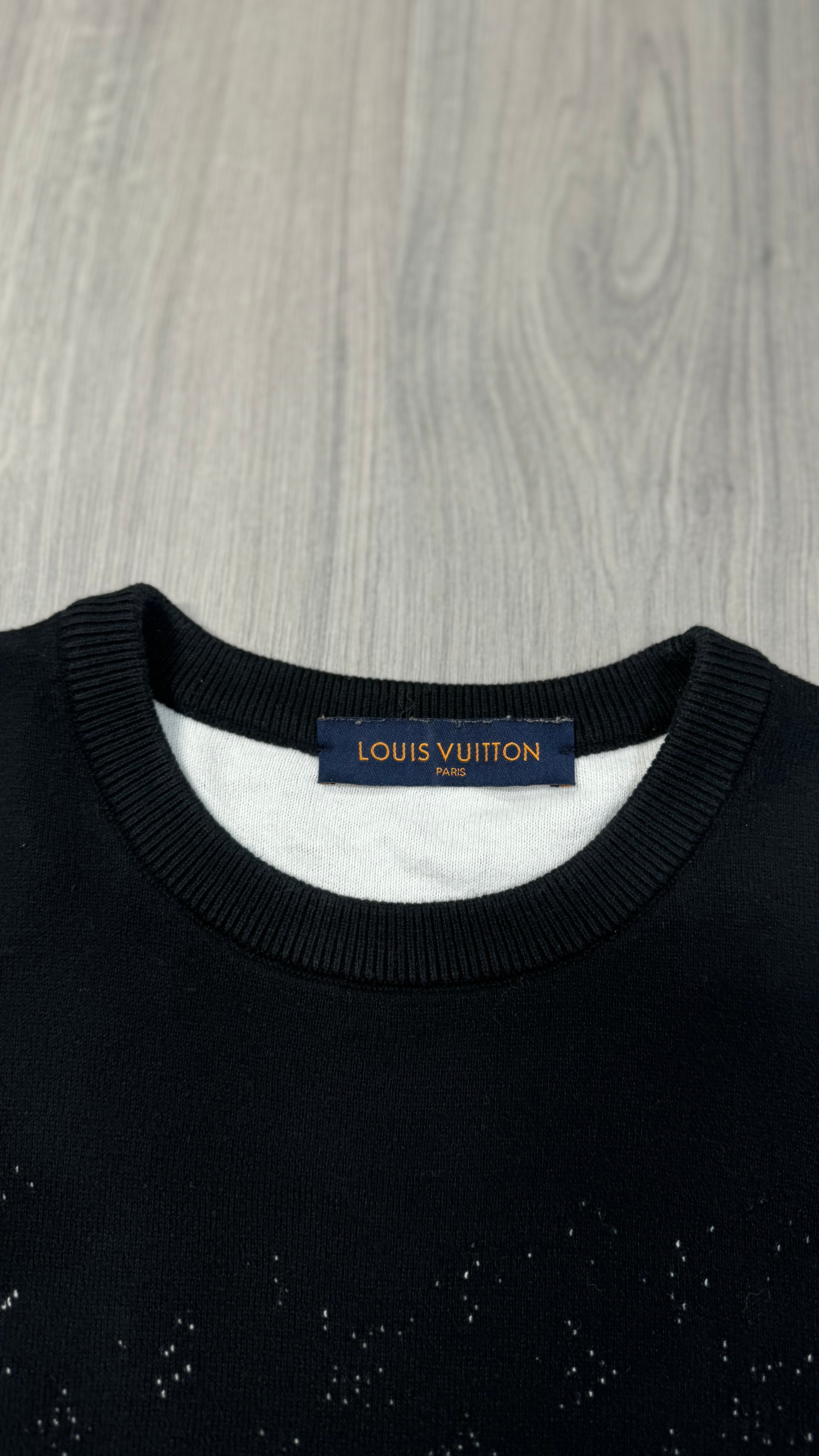 Louis Vuitton Black Gradient Sweatshirt