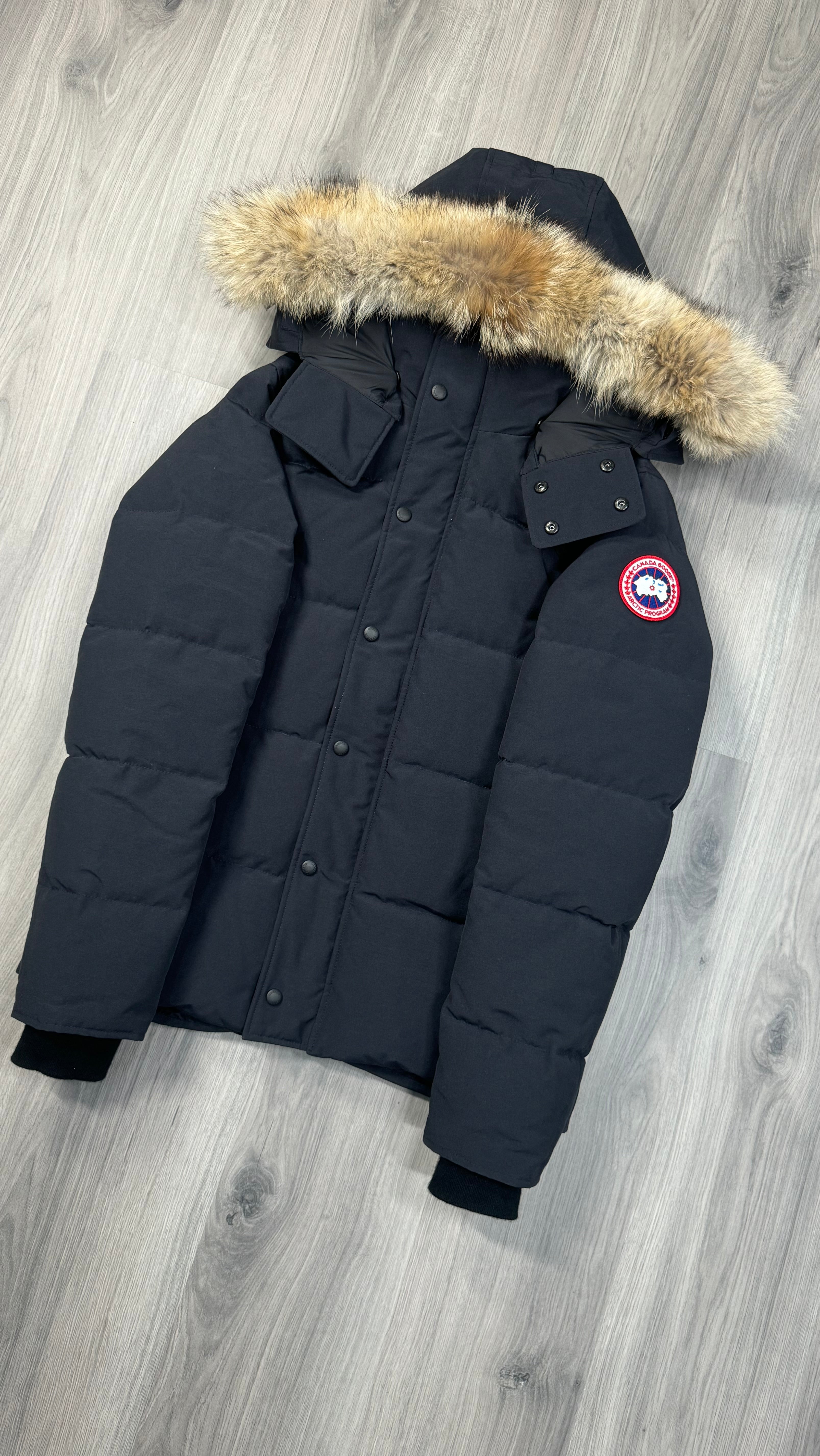 Canada Goose Marine Navy Wyndham Parka