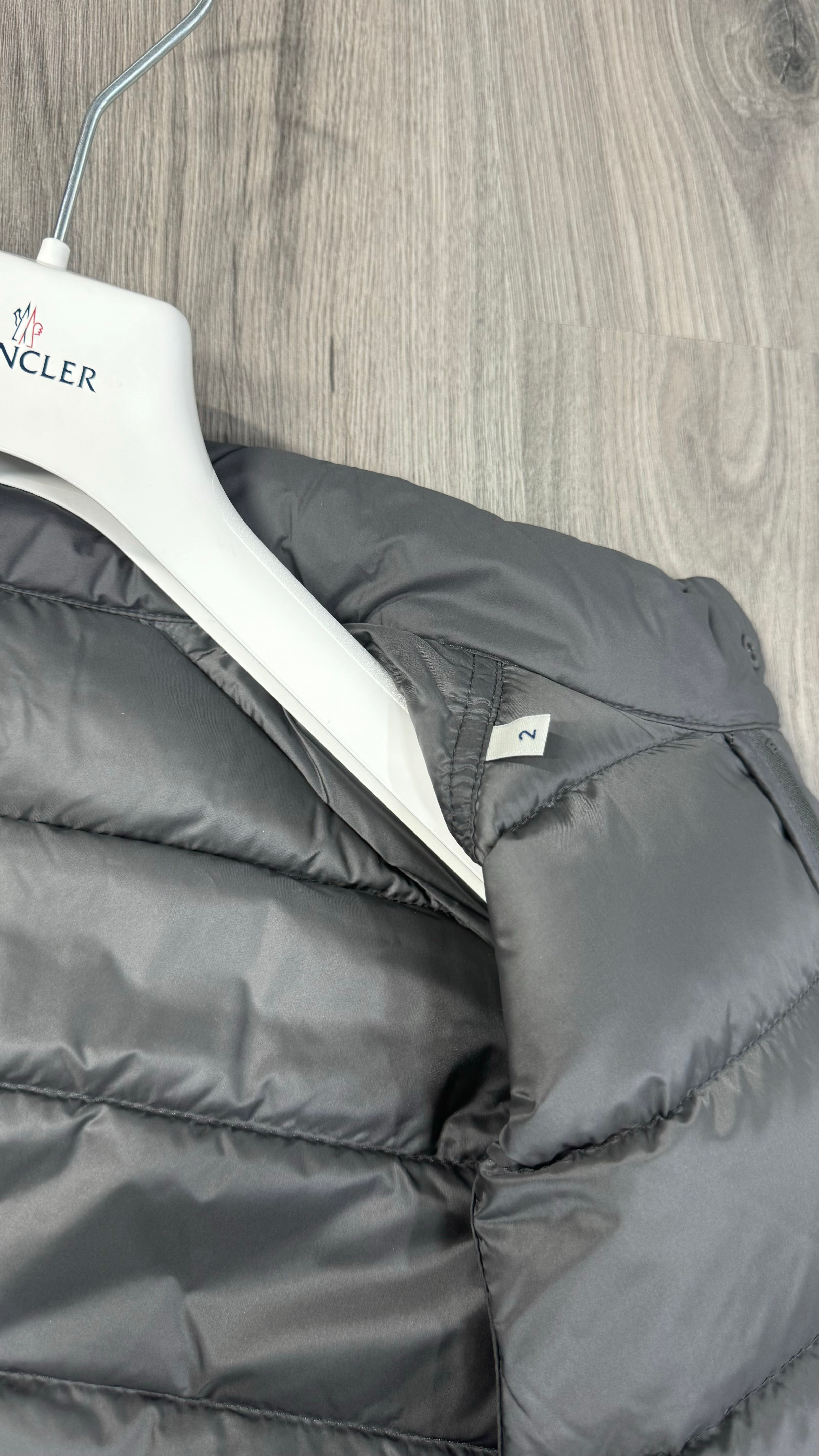Moncler Barthe Grey Short Down Gilet