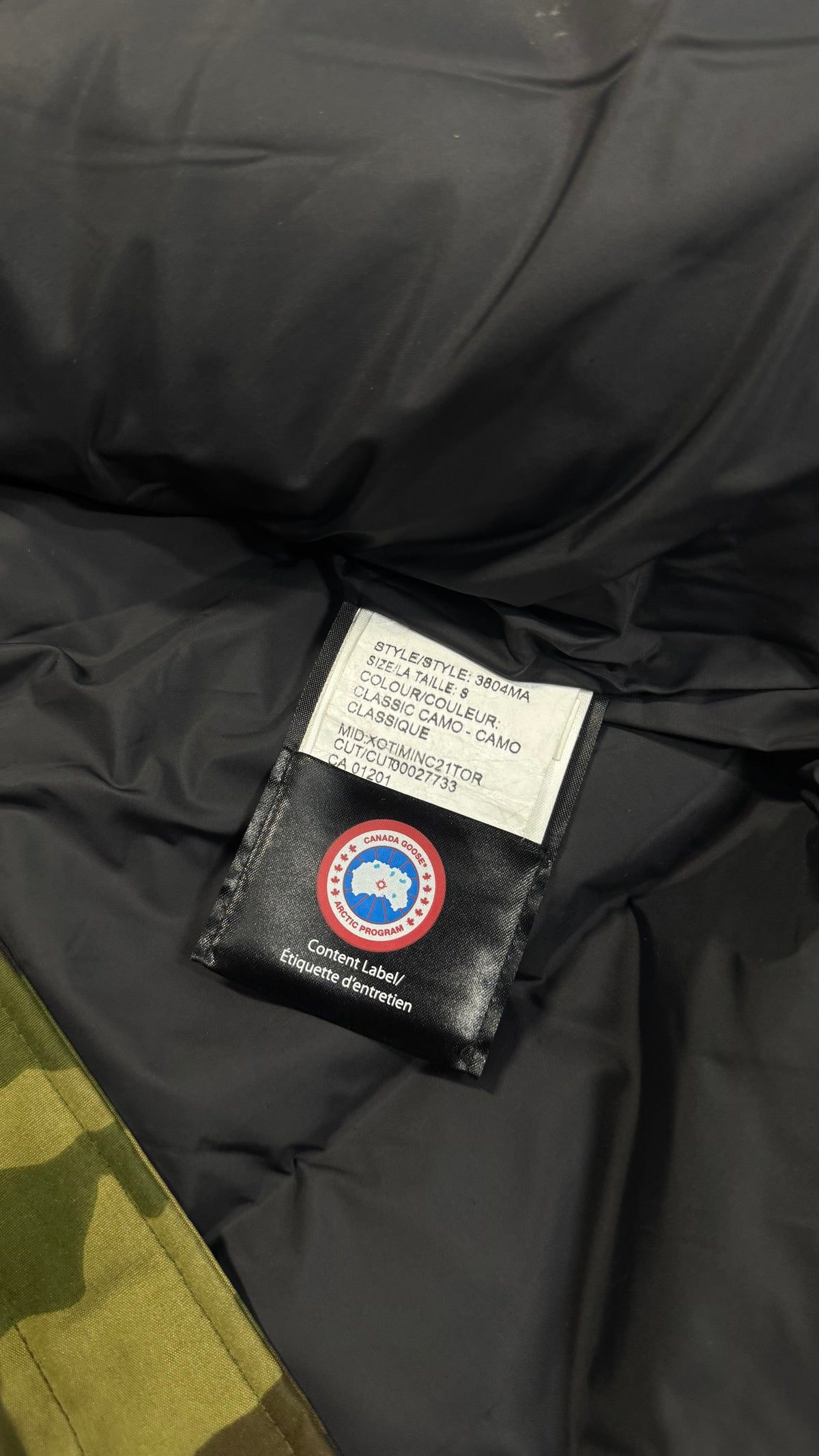 Canada Goose Green Camo MacMillan