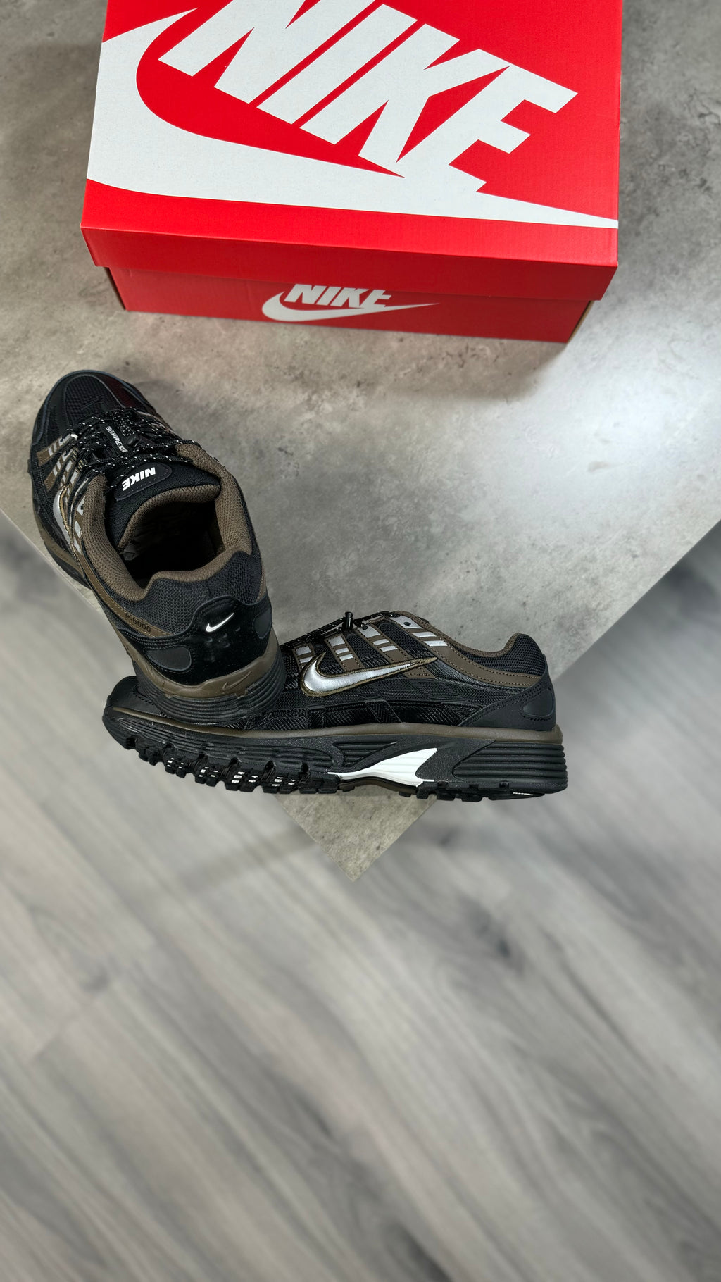 Nike P6000 Black and Dark Hazel
