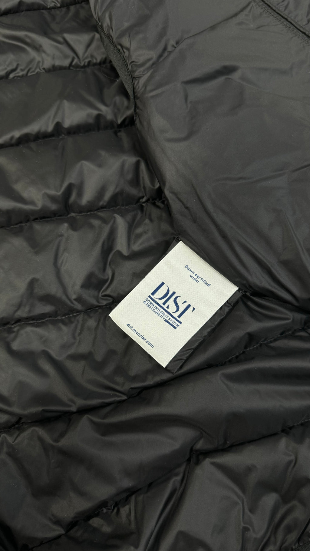 Moncler Black Rocoque Shell Down Gilet