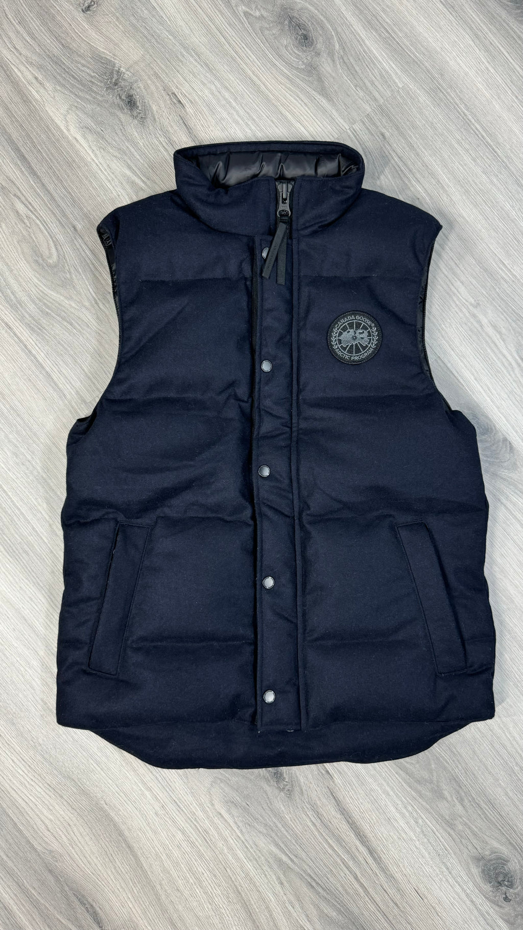 Canada Goose Atlantic Navy Wool Garson Gilet