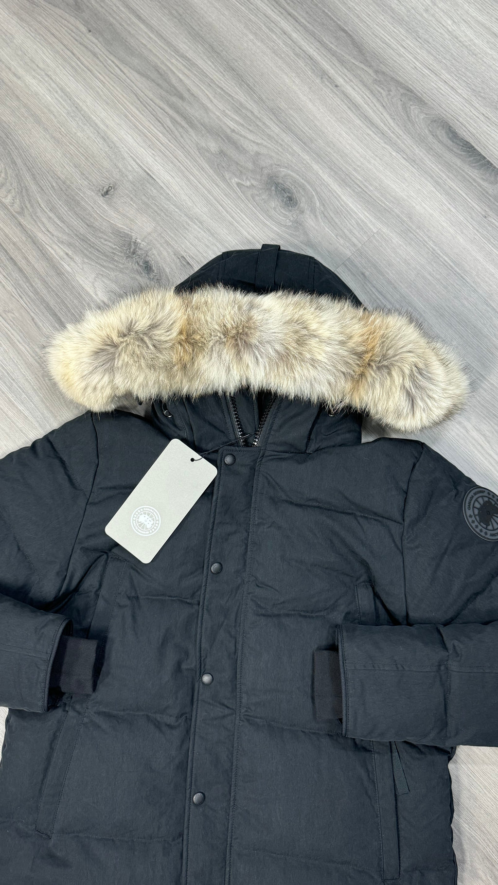Canada Gooss Black Badge Wyndham Heritage Parka
