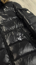 Moncler Black Morel With Fur