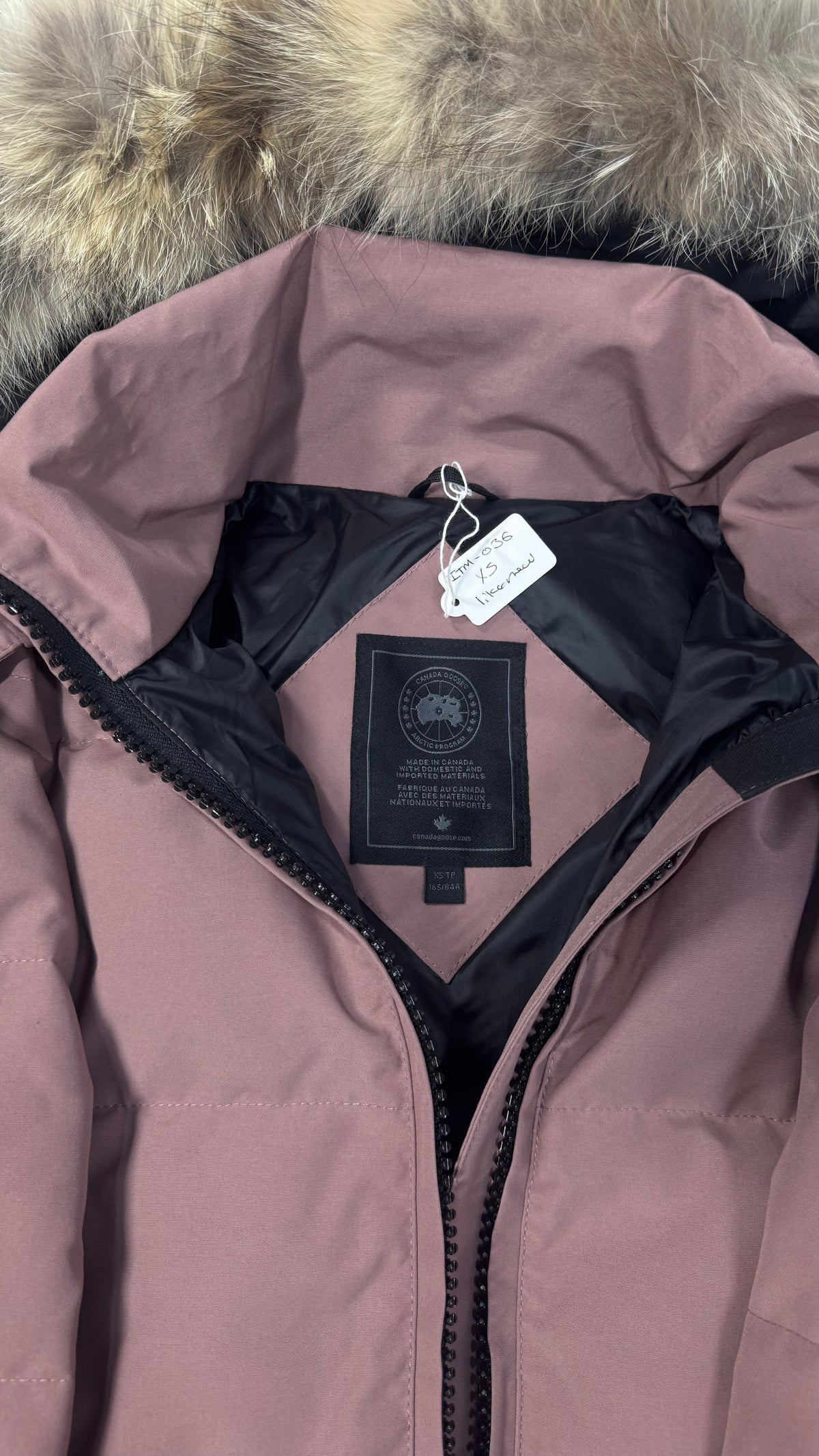 Canada Goose Women’s Twilight Mauve Black Badge Chelsea Parka