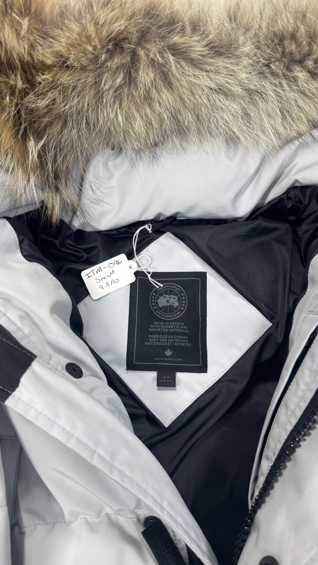 Canada Goose Silver-birch Black Badge Wyndham Parka