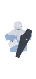 Nike Miler Blue and White Trio Set